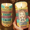 I'm Not Sugar And Spice, I'm Sage And Hood - Yoga Personalized Custom LED Candle - Christmas Gift For Yoga Lovers