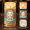 I'm Not Sugar And Spice, I'm Sage And Hood - Yoga Personalized Custom LED Candle - Christmas Gift For Yoga Lovers
