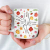 Hold My Hand, Nurture My Soul - Family Personalized Custom 3D Inflated Effect Printed Mug - Christmas Gift For Mom, Grandma
