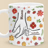 Hold My Hand, Nurture My Soul - Family Personalized Custom 3D Inflated Effect Printed Mug - Christmas Gift For Mom, Grandma