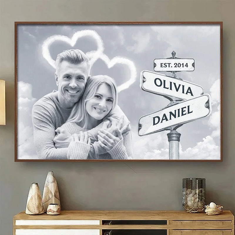 Custom Photo Every Moment With You Is A Treasure - Couple Personalized Custom Horizontal Poster - Gift For Husband Wife, Anniversary