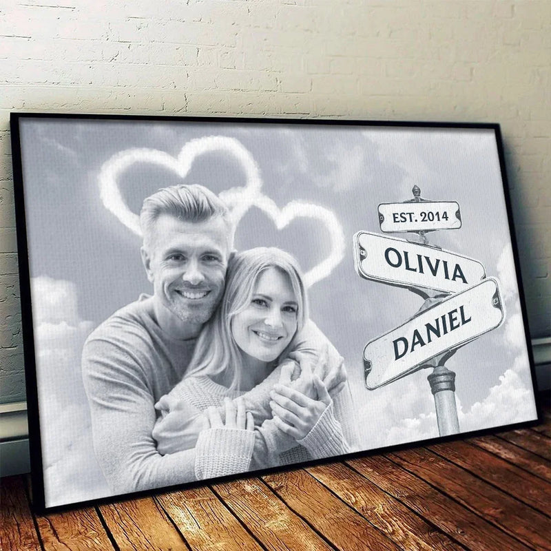 Custom Photo Every Moment With You Is A Treasure - Couple Personalized Custom Horizontal Poster - Gift For Husband Wife, Anniversary