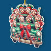 Family Over Everything - Family Personalized Custom Ornament - Acrylic Custom Shaped - Christmas Gift For Family Members