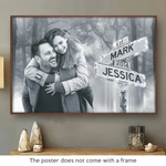 Custom Photo Couple Keepsake Gifts - Personalized Poster