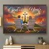 Favorite Person, Favorite Place - Couple Personalized Custom Horizontal Poster - Gift For Husband Wife, Anniversary