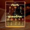 First Mama Now Grandma - Family Personalized Custom Shaped 3D LED Walnut Night Light -  Christmas Gift For Mom, Grandma