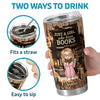 Just A Girl With A Passion For Reading - Personalized Custom Tumbler - Christmas Gift For Book Lovers