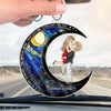 I Need You Here With Me - Couple Personalized Custom Car Ornament - Acrylic Custom Shaped - Christmas Gift For Husband Wife, Anniversary