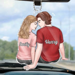 Custom Name Couple Gifts - Personalized Car Ornament