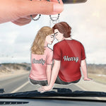 Custom Name Couple Gifts - Personalized Car Ornament