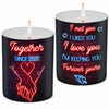 I'm Keeping You Forever Yours - Couple Personalized Custom Smokeless Scented Candle - Christmas Gift For Husband Wife, Anniversary