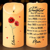 Always Trust In Your Heart And Follow Your Dreams - Family Personalized Custom LED Candle - Christmas Gift For Son, Daughter, Grandson, Granddaughter