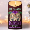 On Our Worst Behavior - Bestie Personalized Custom LED Candle - Christmas Gift For Best Friends, BFF, Sisters