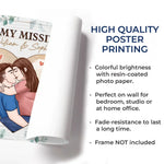 Custom Name Missing Piece Couple Gifts - Personalized Poster