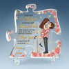 I Love You Forever And Always - Couple Personalized Custom Puzzle Shaped Acrylic Plaque - Christmas Gift For Husband Wife, Anniversary
