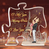 Thank You For Being Such An Important Piece Of My Life - Couple Personalized Custom Puzzle Shaped Acrylic Plaque - Gift For Husband Wife, Anniversary