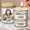 Just One More Chapter - Personalized Custom Smokeless Scented Candle - Christmas Gift For Book Lovers