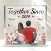 We’ve Built A Beautiful Life Filled With Love - Couple Personalized Custom Square Shaped Acrylic Plaque - Christmas Gift For Husband Wife, Anniversary