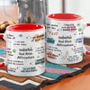 I Am Naturally A Badass - Affirmation Personalized Custom Accent Mug - Christmas Gift For Yourself