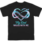 Custom Photo Memorial Dad Gifts - Personalized Apparel Back And Front Printed