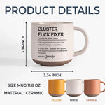 Custom Name Funny Problem Solver Gifts - Personalized Pottery Mug
