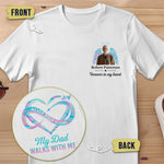 Custom Photo Memorial Dad Gifts - Personalized Apparel Back And Front Printed