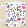 A Mother's Love Knows No Bounds - Family Personalized Custom 3D Inflated Effect Printed Mug - Christmas Gift For Mom, Grandma