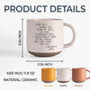 Dear Boss, Thanks For Being My Boss - Coworker Personalized Custom Printed Pottery Mug - Gift For Coworkers, Work Friends, Colleagues