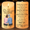 A Mother Is Her Daughter’s First Home - Family Personalized Custom LED Candle - Christmas Gift For Mom, Grandma