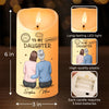 A Mother Is Her Daughter’s First Home - Family Personalized Custom LED Candle - Christmas Gift For Mom, Grandma