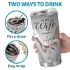 In Your Grasp, I Feel Peace And Promise - Couple Personalized Custom Tumbler - Christmas Gift For Husband Wife, Anniversary