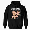 Grandpa Hold Their Children's Hands For A Short While, But Their Hearts Forever - Family Personalized Custom Unisex T-shirt, Premium T-shirt, Hoodie - Gift For Grandpa