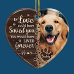 Custom Pet Photo Memorial Gifts for Dog Lovers - Personalized Ceramic Ornament