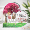 I Miss You So Much - Bestie Personalized Custom Heart Shaped Acrylic Plaque - Christmas Gift For Best Friends, BFF, Sisters