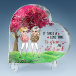 Custom Name Best Friend Gifts - Personalized Shaped Acrylic Plaque