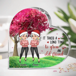 Custom Name Best Friend Gifts - Personalized Shaped Acrylic Plaque