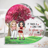 Love Is Beautiful, Friendship Is Better - Bestie Personalized Custom Heart Shaped Acrylic Plaque - Christmas Gift For Best Friends, BFF, Sisters