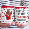 I Can't Wait To Kiss Your Lips - Couple Personalized Custom 3D Inflated Effect Printed Mug - Christmas Gift For Husband Wife, Anniversary, Long Distance Relationship