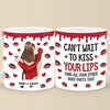 I Can't Wait To Kiss Your Lips - Couple Personalized Custom 3D Inflated Effect Printed Mug - Christmas Gift For Husband Wife, Anniversary, Long Distance Relationship