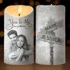 Custom Photo Love Is Better When We’re Together - Couple Personalized Custom LED Candle - Christmas Gift For Husband Wife, Anniversary