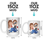 Custom Name Funny Boyfriend Gifts for Girlfriend - Personalized Mugs
