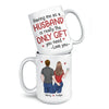 The Boyfriend You Are Lucky To Have - Couple Personalized Custom Mug - Christmas Gift For Husband Wife, Anniversary