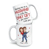 With You, Every Moment Is An Adventure - Couple Personalized Custom Mug - Christmas Gift For Husband Wife, Anniversary