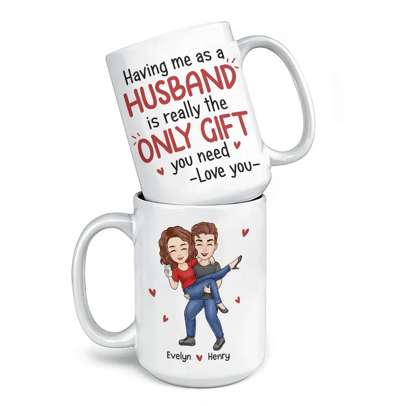 With You, Every Moment Is An Adventure - Couple Personalized Custom Mug - Christmas Gift For Husband Wife, Anniversary