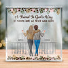 A True Friendship Is A Journey Without An End - Bestie Personalized Custom Square Shaped Acrylic Plaque - Gift For Best Friends, BFF, Sisters