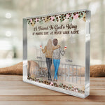 Custom Name Best Friend Gifts for Women - Personalized Shaped Acrylic Plaque