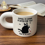 Custom Name Funny Gifts for Best Friends - Personalized Chunky Mug