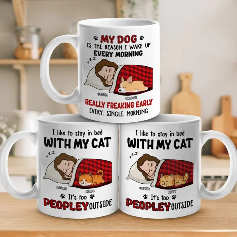 Custom Name Funny Cat Lover Gifts - Personalized Mugs