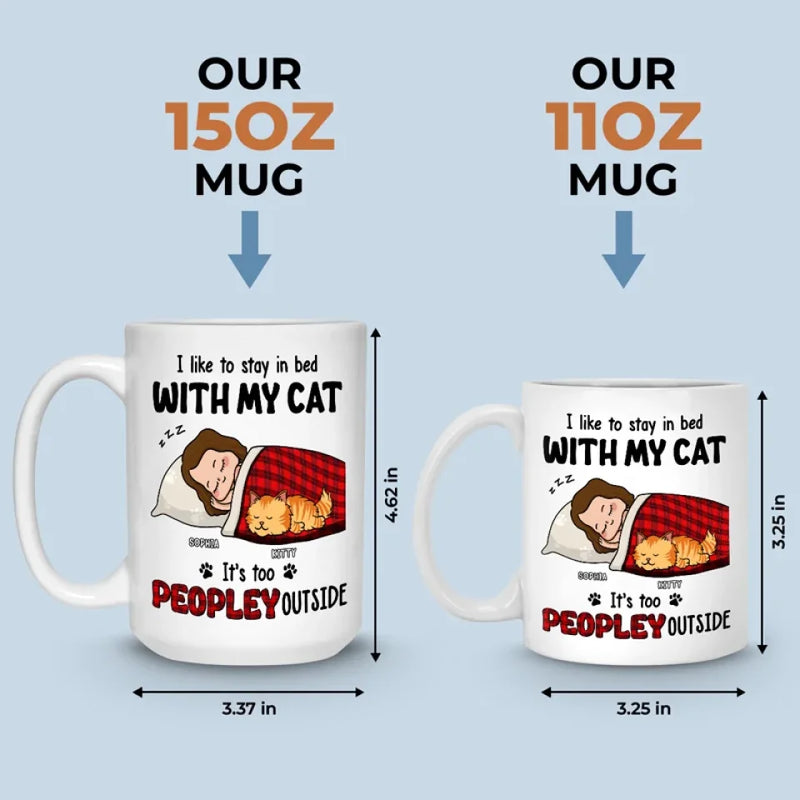 Custom Name Funny Cat Lover Gifts - Personalized Mugs
