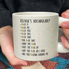 Sip, Smile, Repeat - Coworker Personalized Custom Chunky Mug - Gift For Coworkers, Work Friends, Colleagues